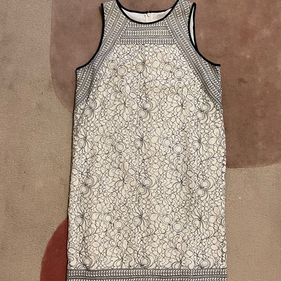 LOFT White Lace Dress Size 8 - Picture 1 of 3